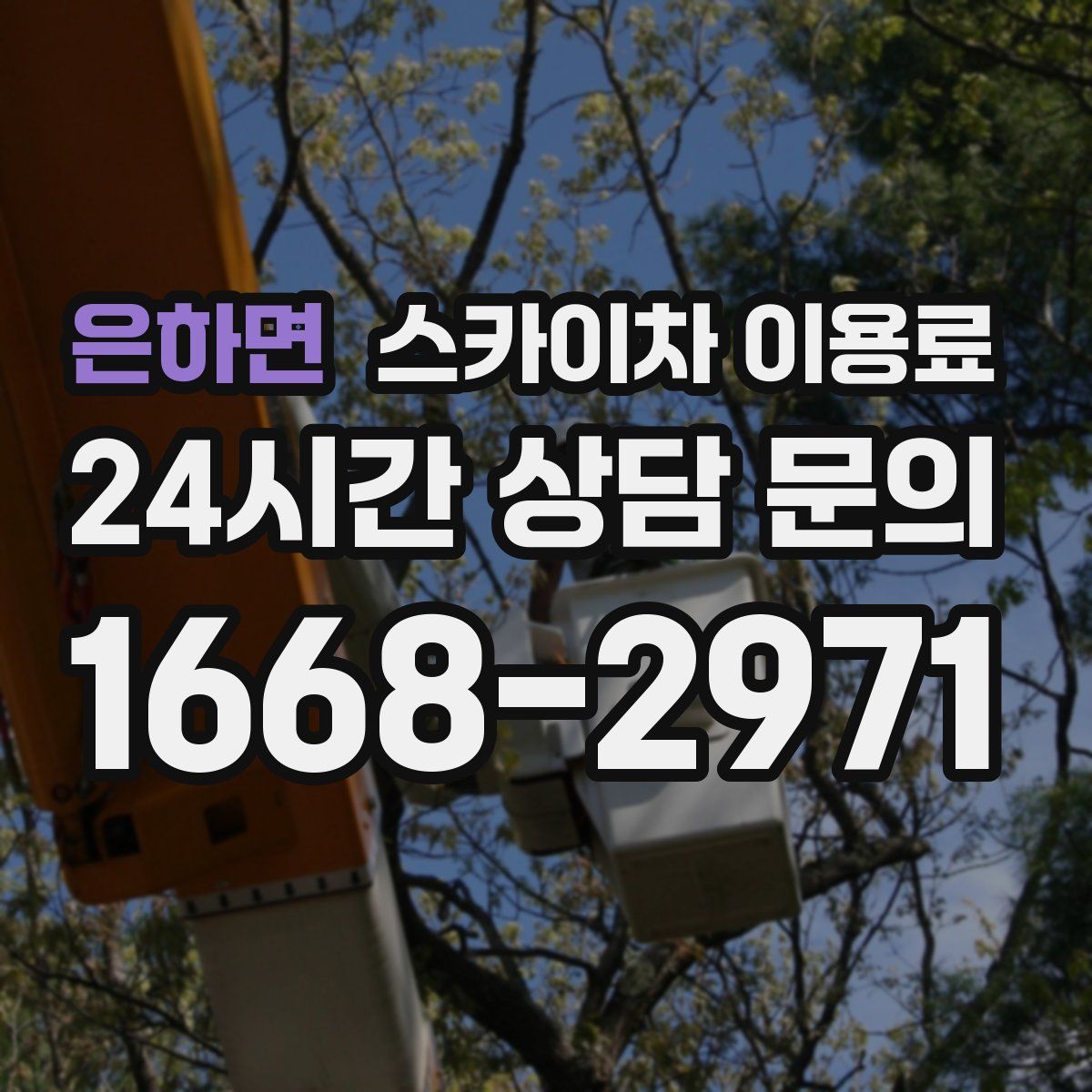 은하면 스카이차 이용료
