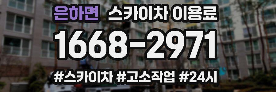 은하면 스카이차 이용료