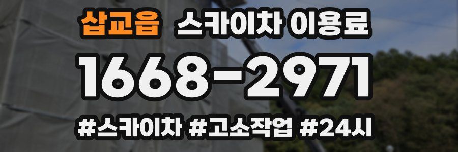 삽교읍 스카이차 이용료