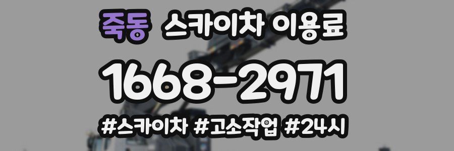 죽동 스카이차 이용료