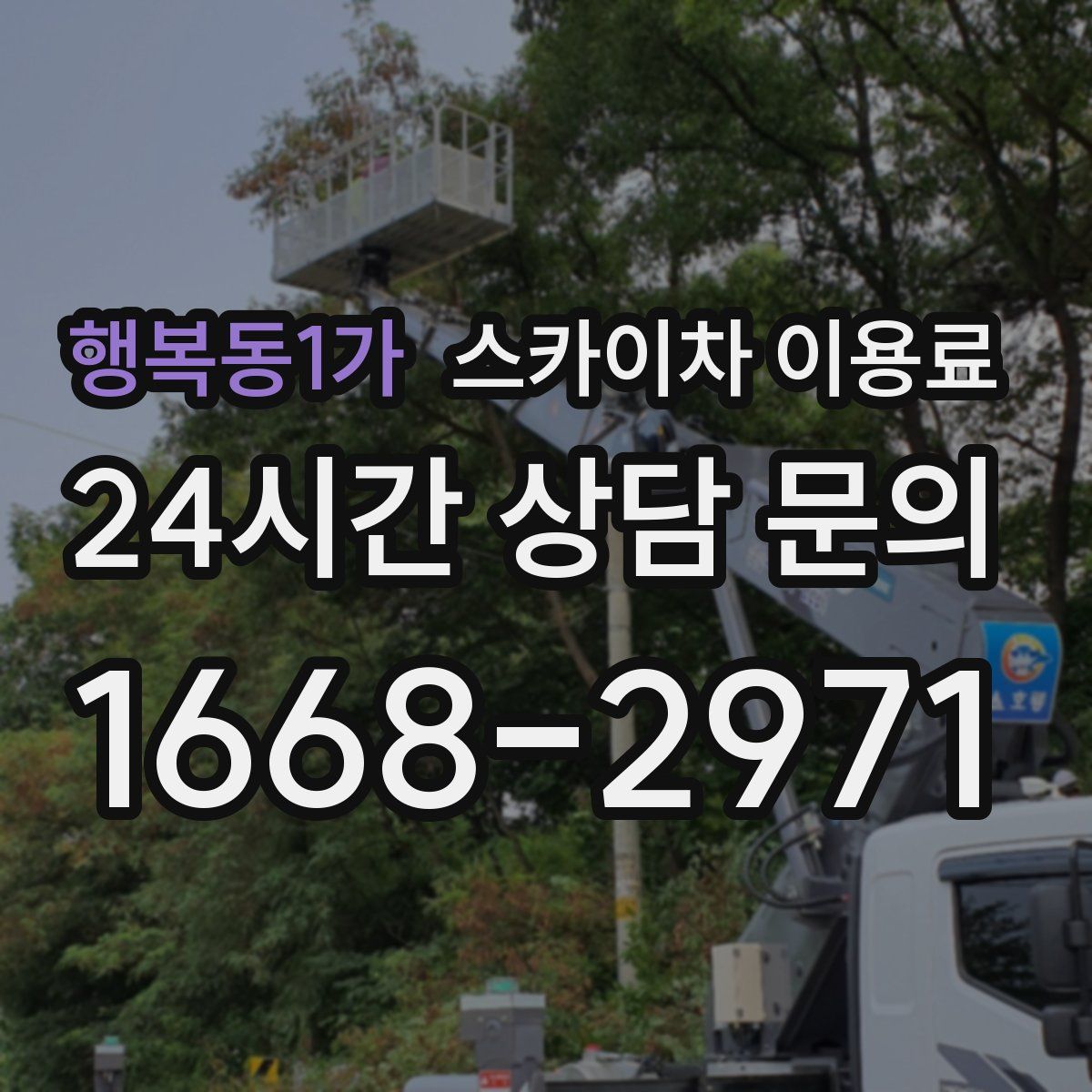 행복동1가 스카이차 이용료