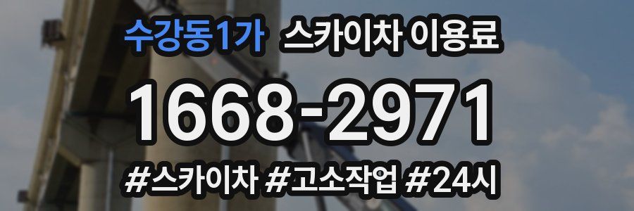 수강동1가 스카이차 이용료