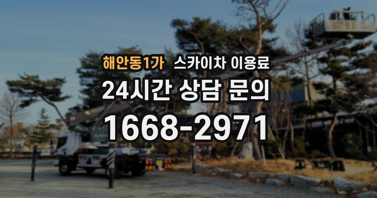 해안동1가 스카이차 이용료