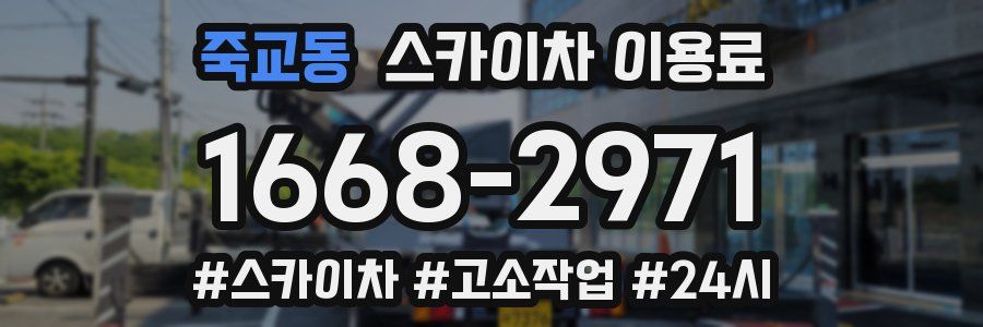 죽교동 스카이차 이용료