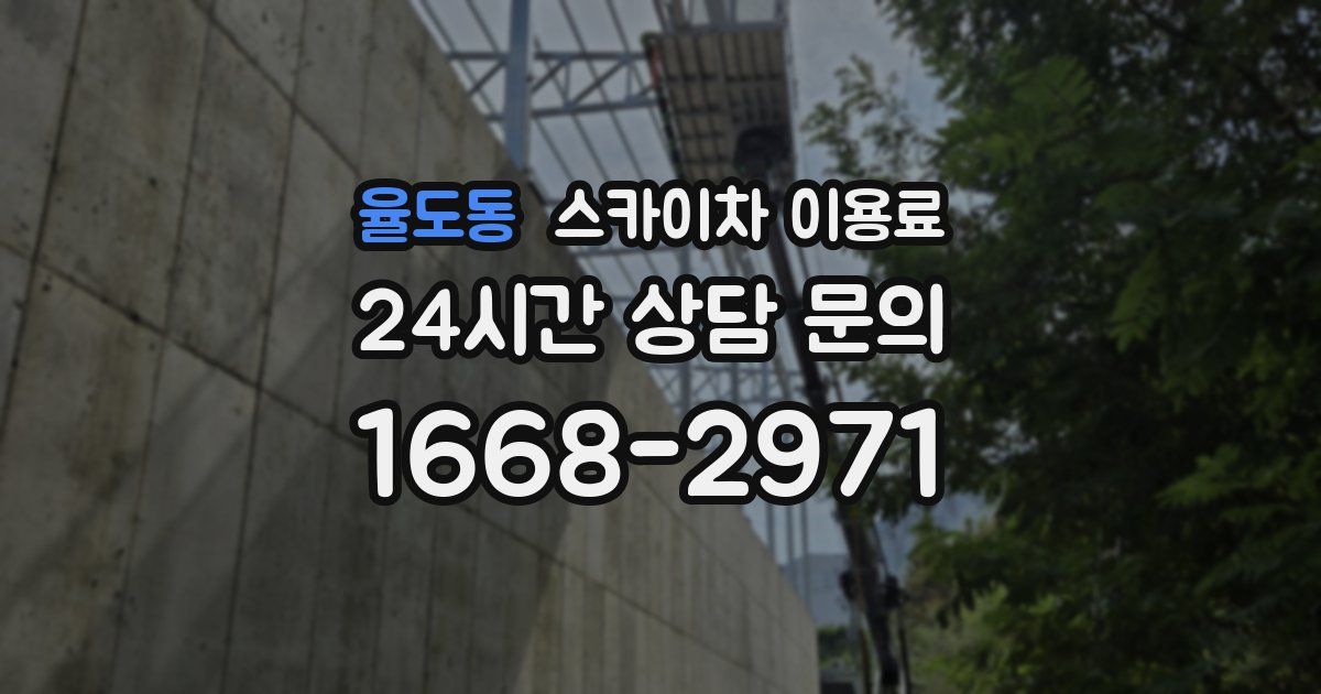 율도동 스카이차 이용료