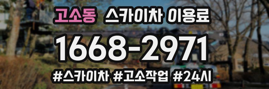 고소동 스카이차 이용료