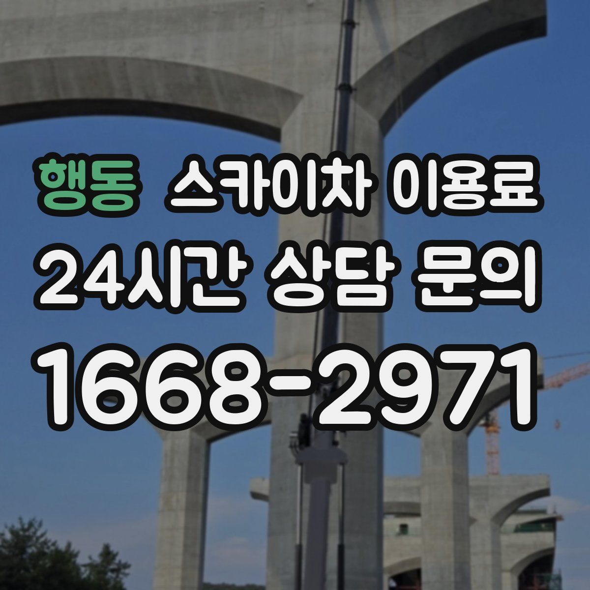 행동 스카이차 이용료
