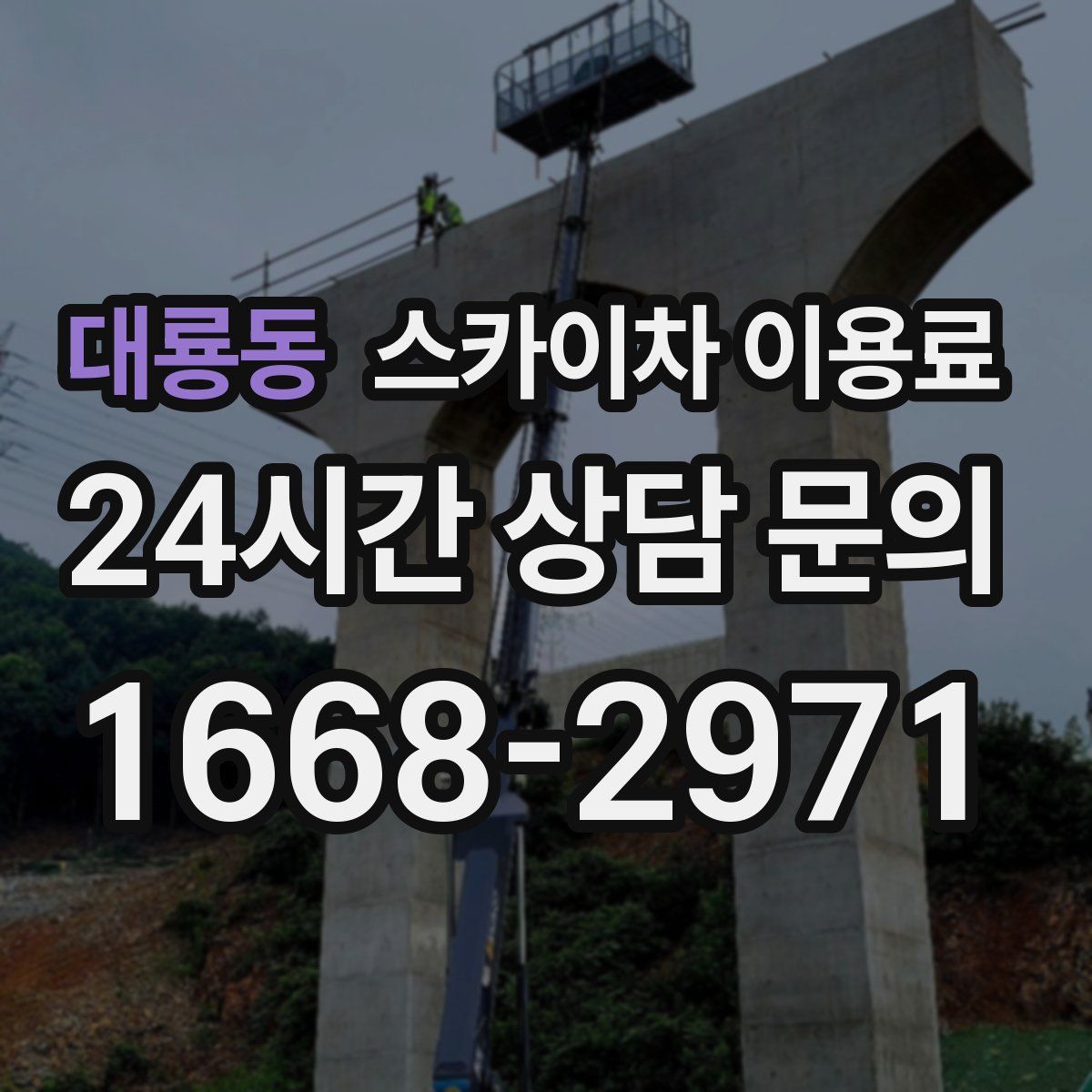 대룡동 스카이차 이용료