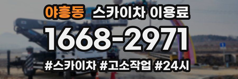 야흥동 스카이차 이용료