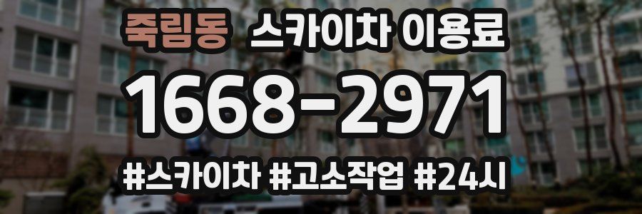 죽림동 스카이차 이용료