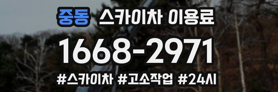 중동 스카이차 이용료