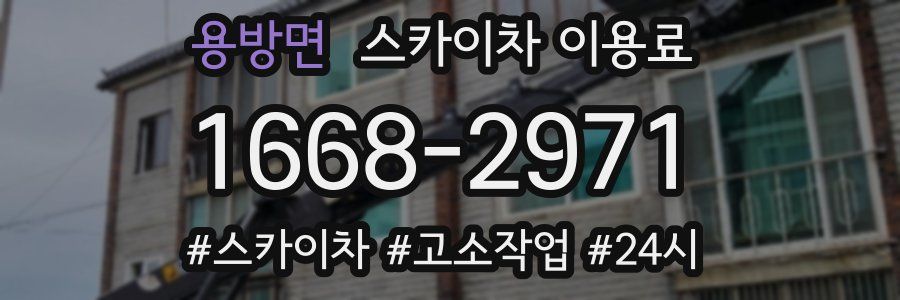 용방면 스카이차 이용료