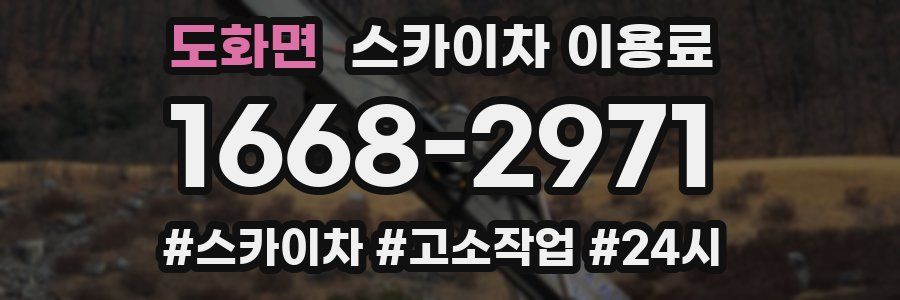 도화면 스카이차 이용료