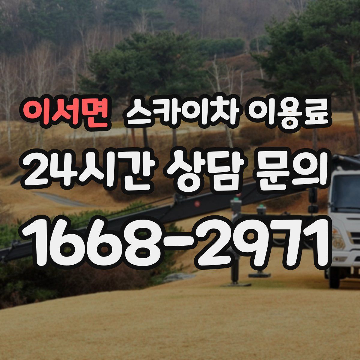 이서면 스카이차 이용료