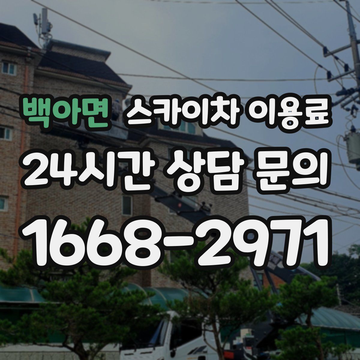 백아면 스카이차 이용료
