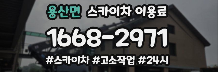용산면 스카이차 이용료