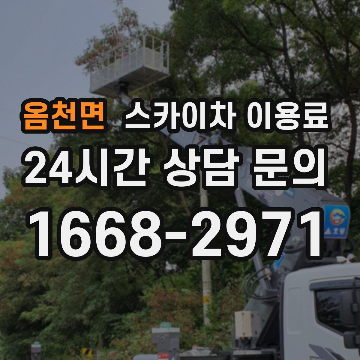 옴천면 스카이차 이용료