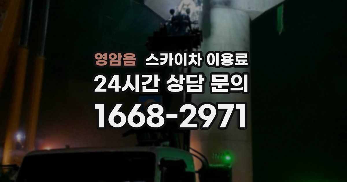 영암읍 스카이차 이용료