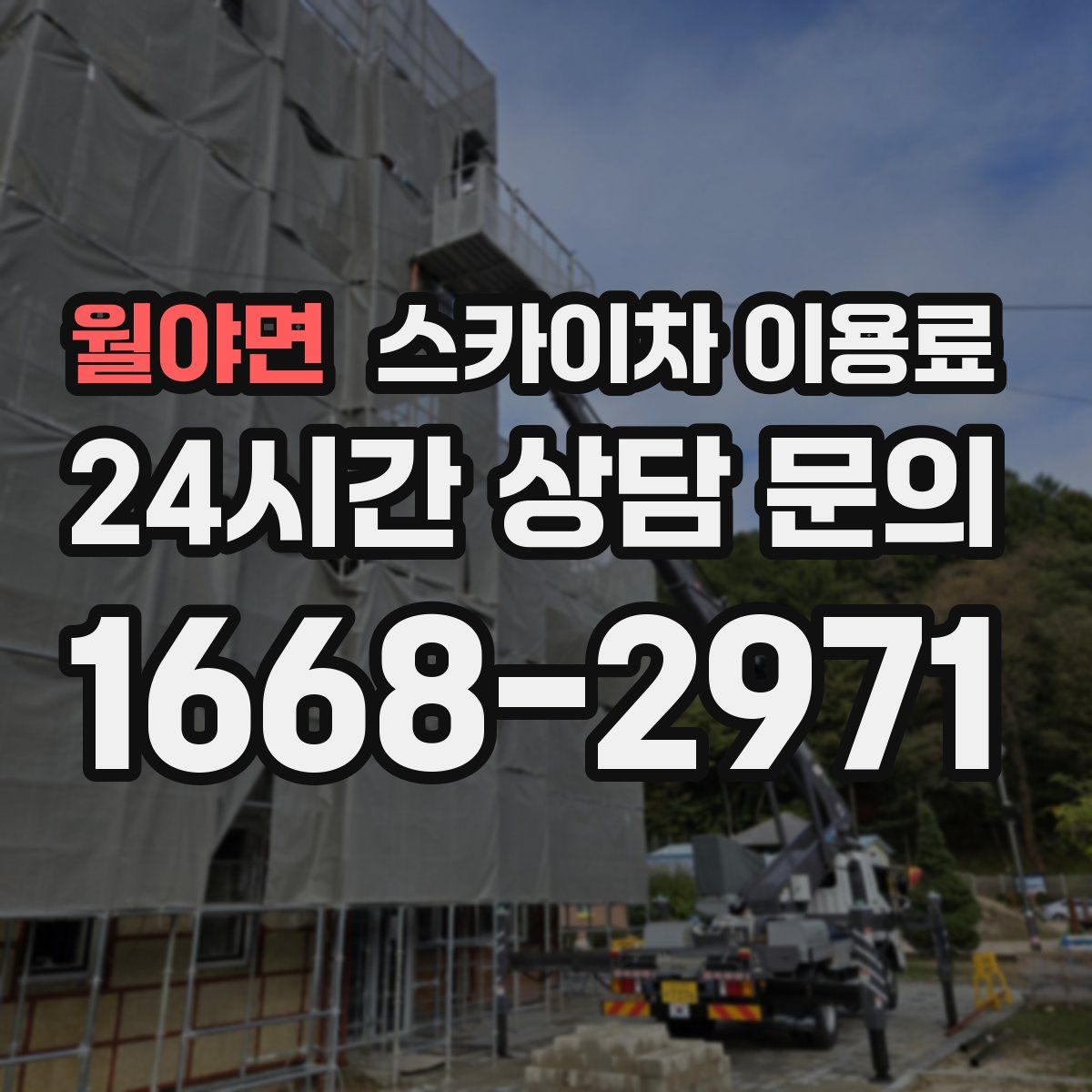 월야면 스카이차 이용료