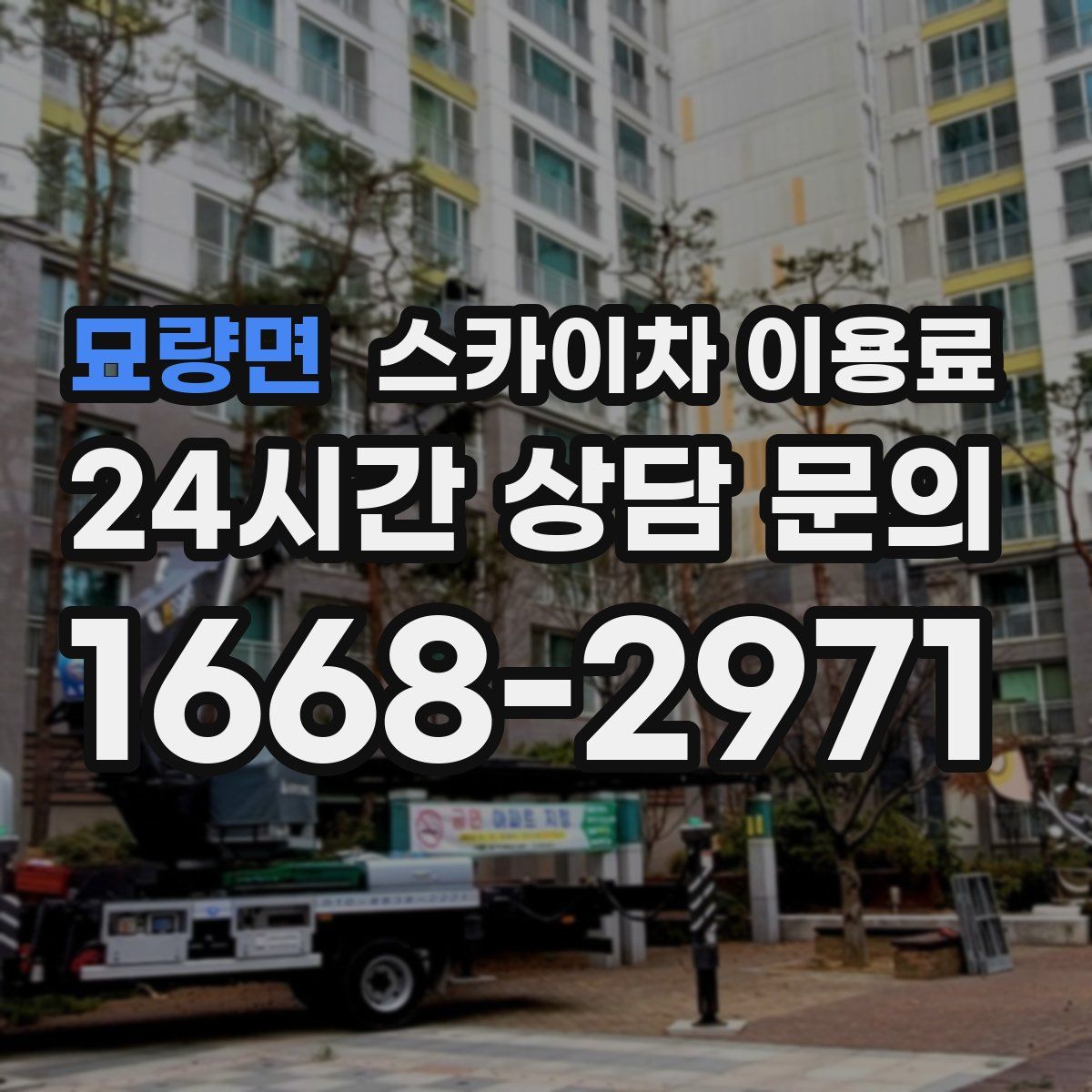묘량면 스카이차 이용료