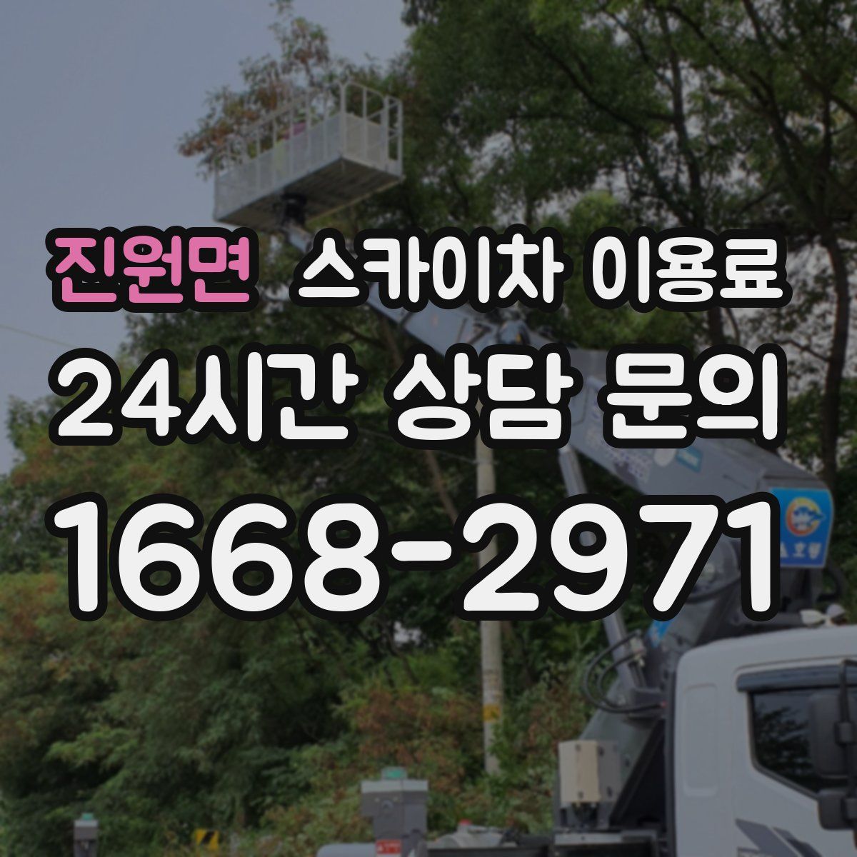 진원면 스카이차 이용료
