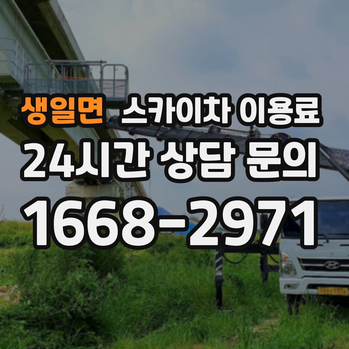생일면 스카이차 이용료