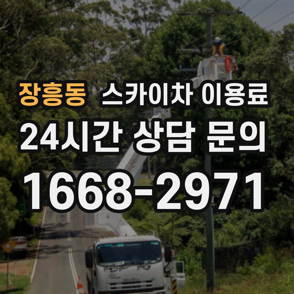 장흥동 스카이차 이용료