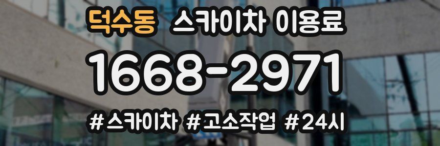 덕수동 스카이차 이용료