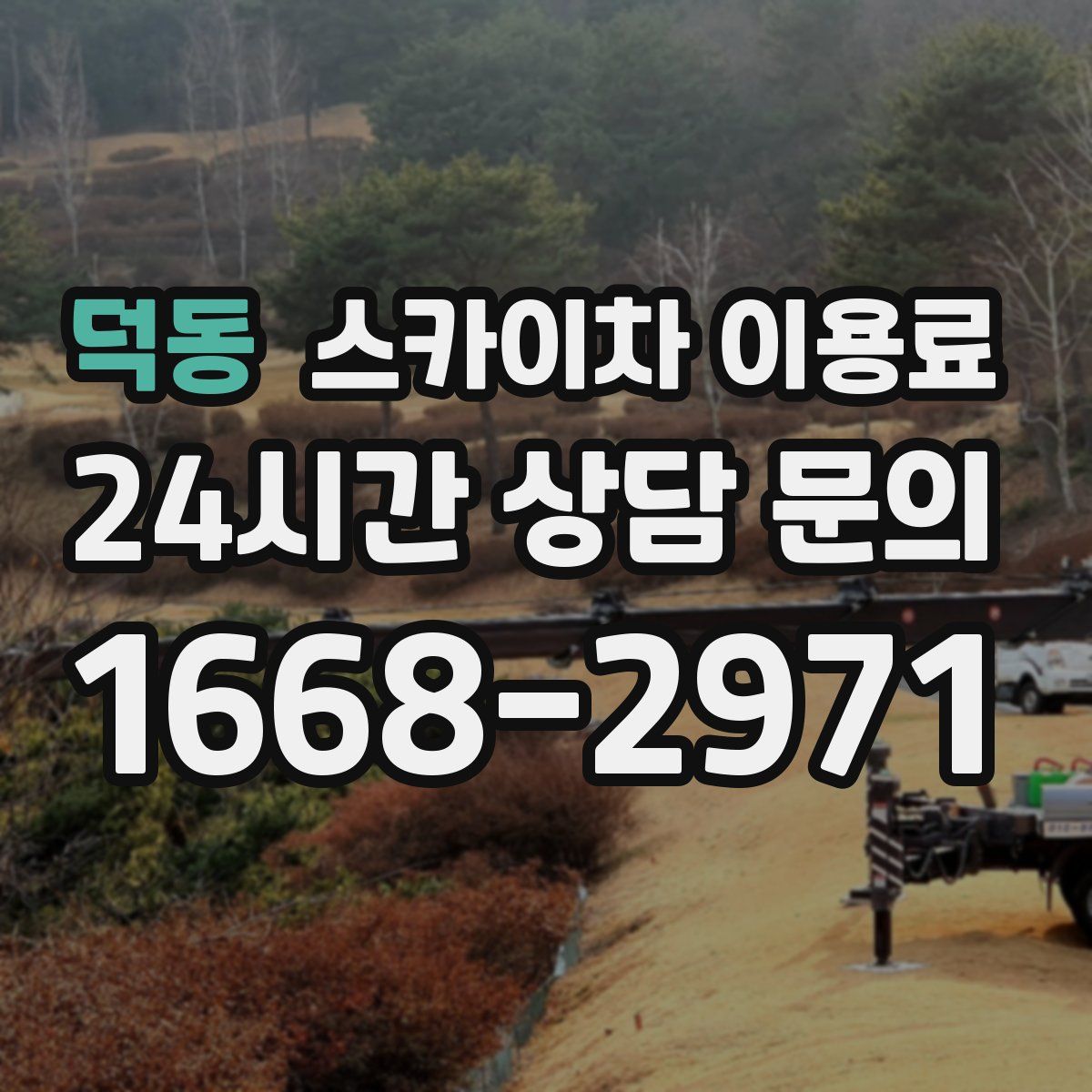 덕동 스카이차 이용료