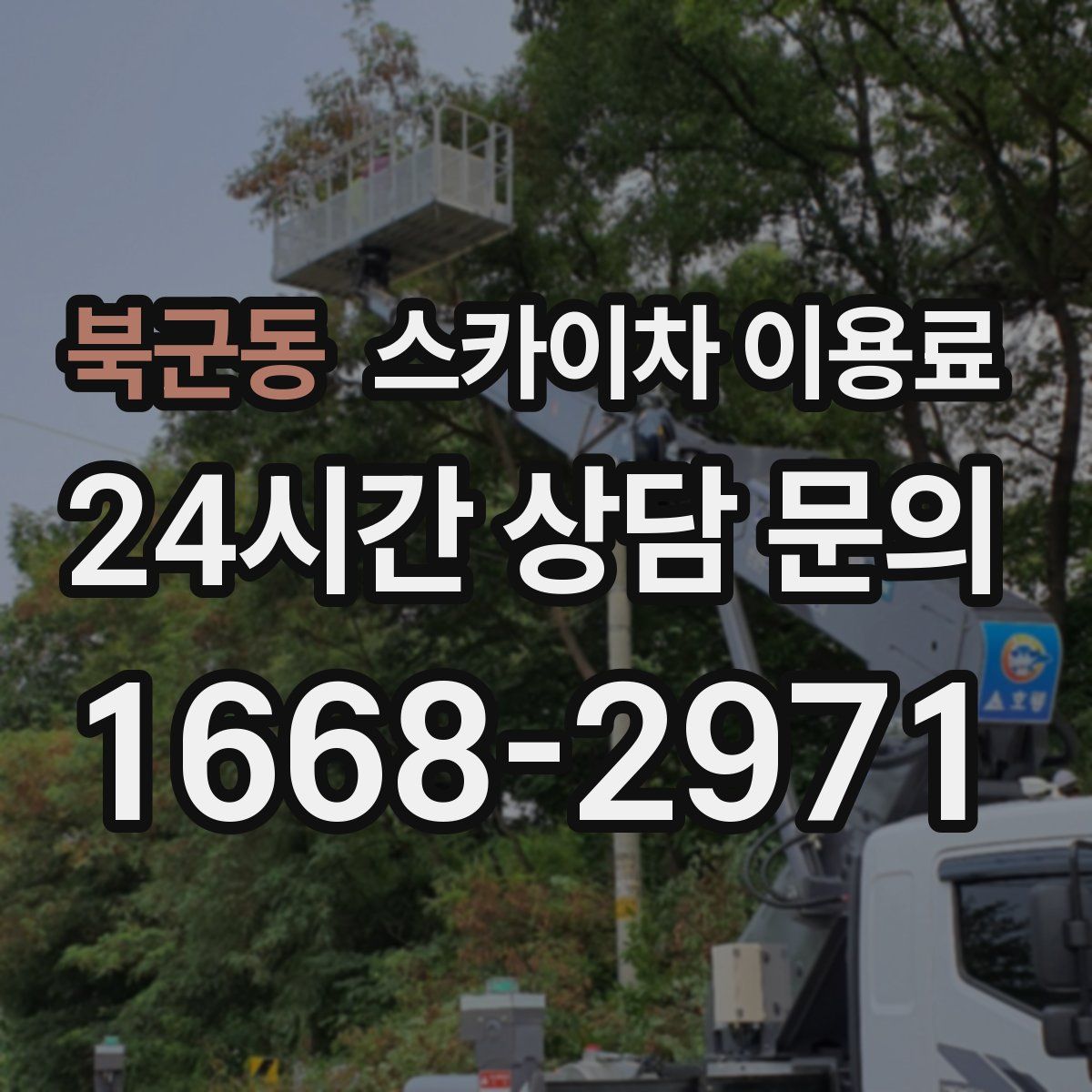 북군동 스카이차 이용료