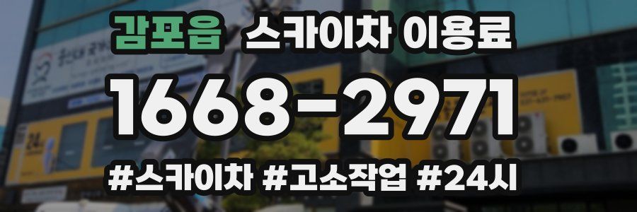 감포읍 스카이차 이용료