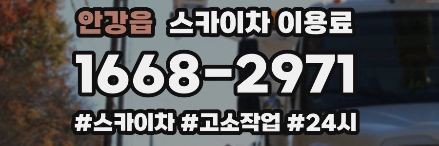 안강읍 스카이차 이용료