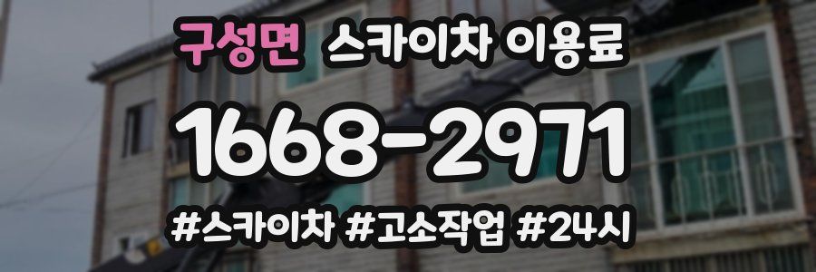 구성면 스카이차 이용료