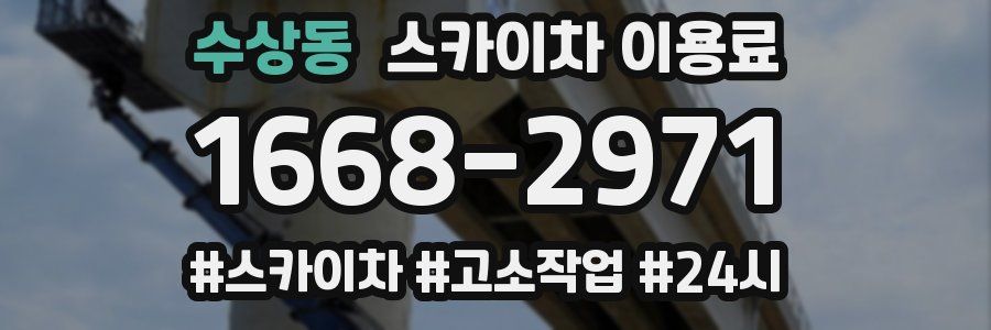 수상동 스카이차 이용료