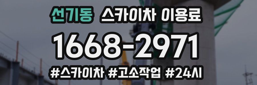 선기동 스카이차 이용료