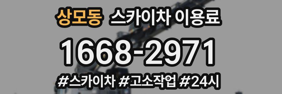 상모동 스카이차 이용료