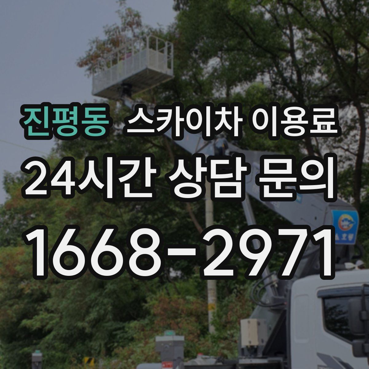 진평동 스카이차 이용료