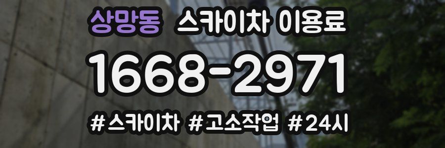 상망동 스카이차 이용료