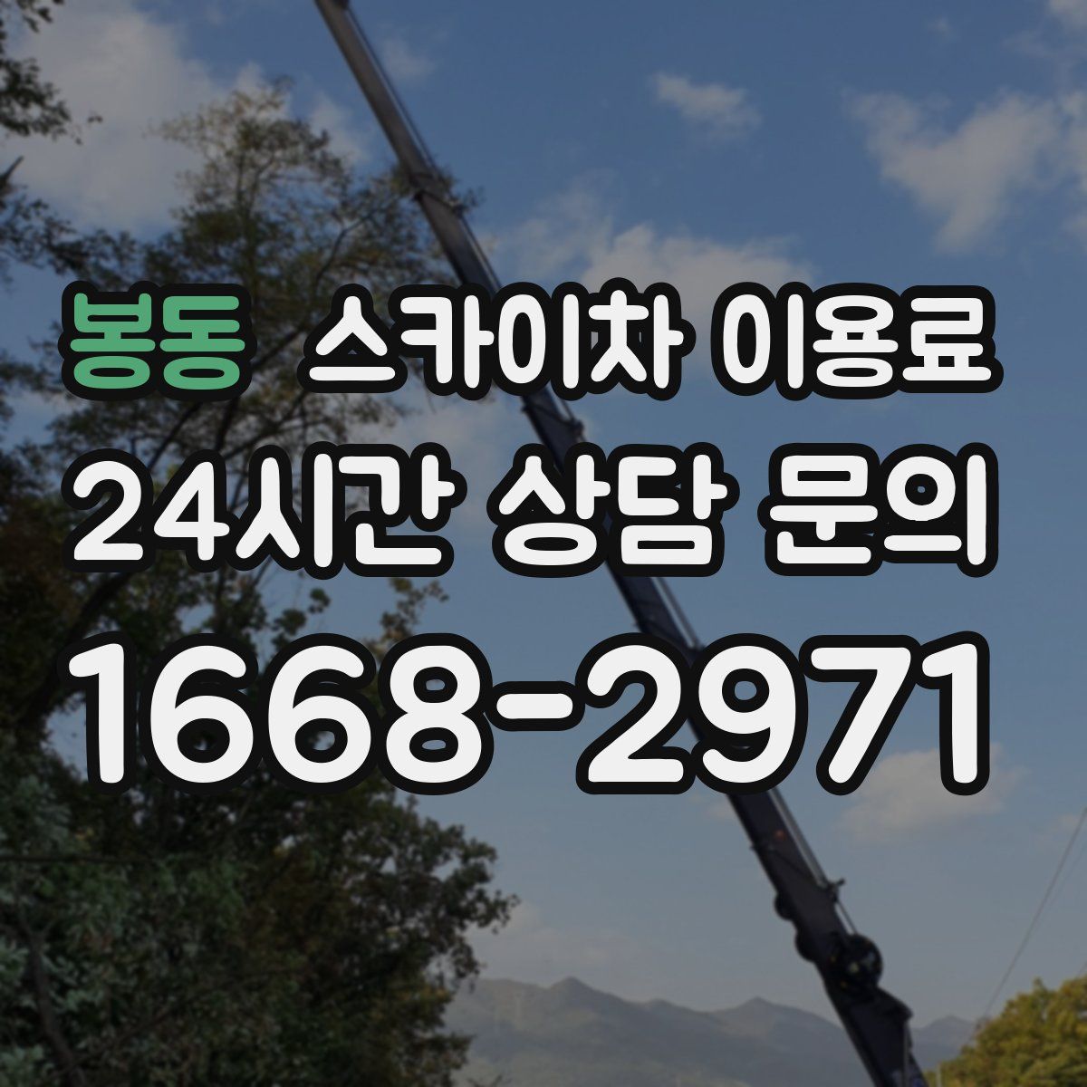 봉동 스카이차 이용료