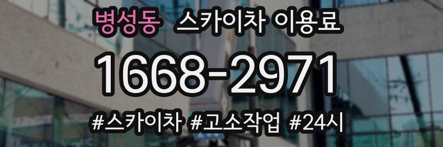 병성동 스카이차 이용료