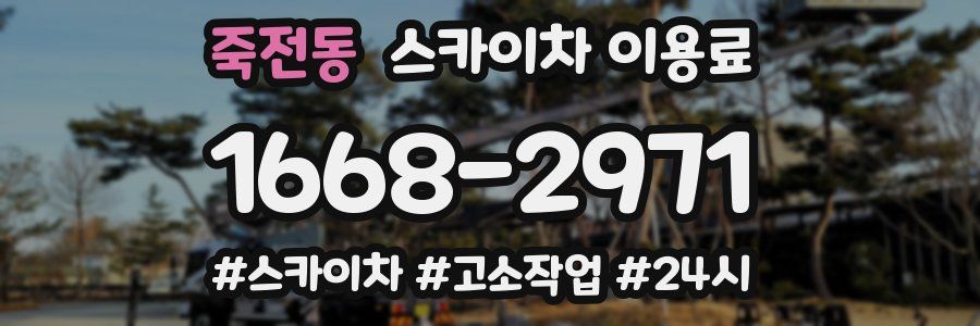 죽전동 스카이차 이용료