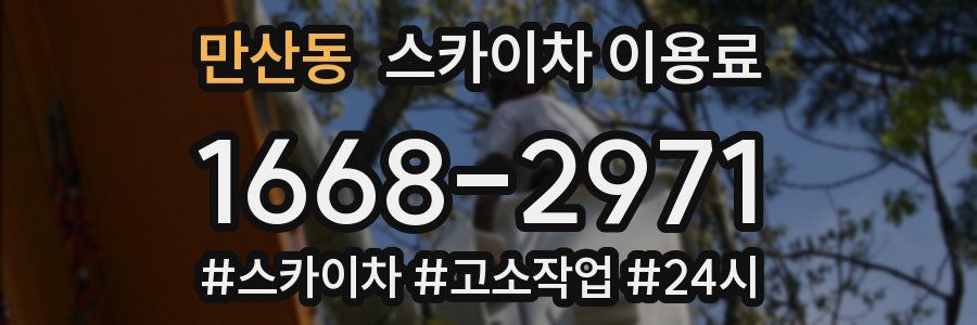 만산동 스카이차 이용료