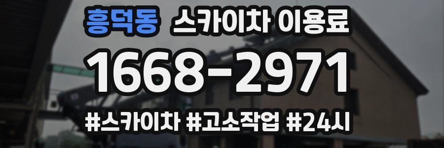 흥덕동 스카이차 이용료