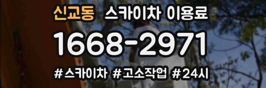신교동 스카이차 이용료