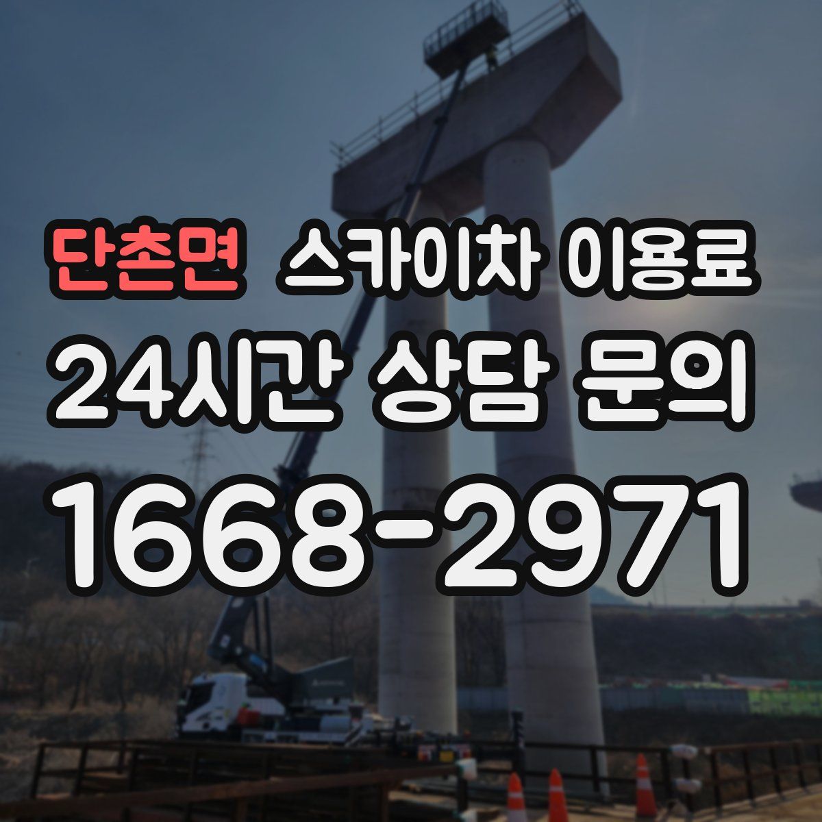 단촌면 스카이차 이용료