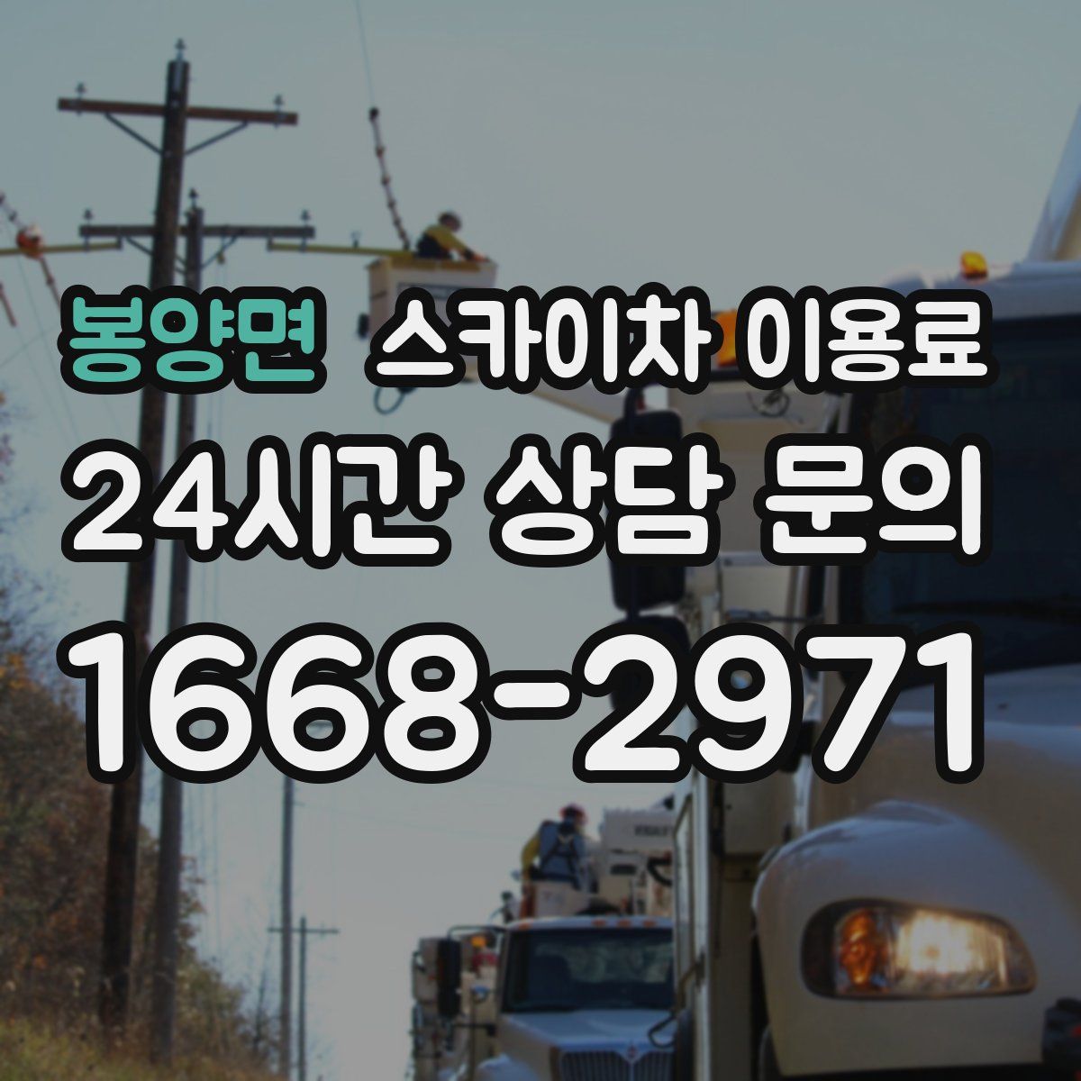 봉양면 스카이차 이용료