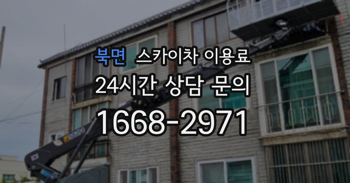 북면 스카이차 이용료