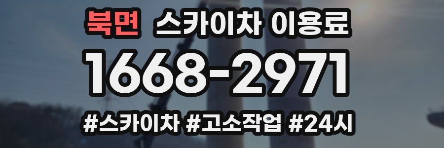 북면 스카이차 이용료