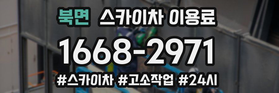 북면 스카이차 이용료