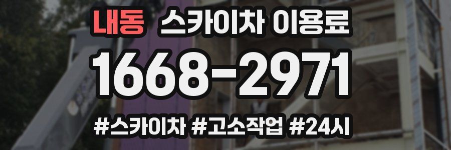 내동 스카이차 이용료